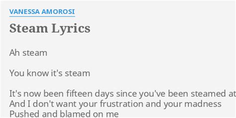 steam lyrics|song lyrics for steam.